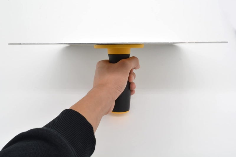 Ragyzity Masonry Hawk, Aluminium Plastering Hawk with Soft Grip Handle, Plaster Mortar Board Holder Finishing Plastering Tool, Home Paint with Handle Finishing Plastering Tool - Image 5